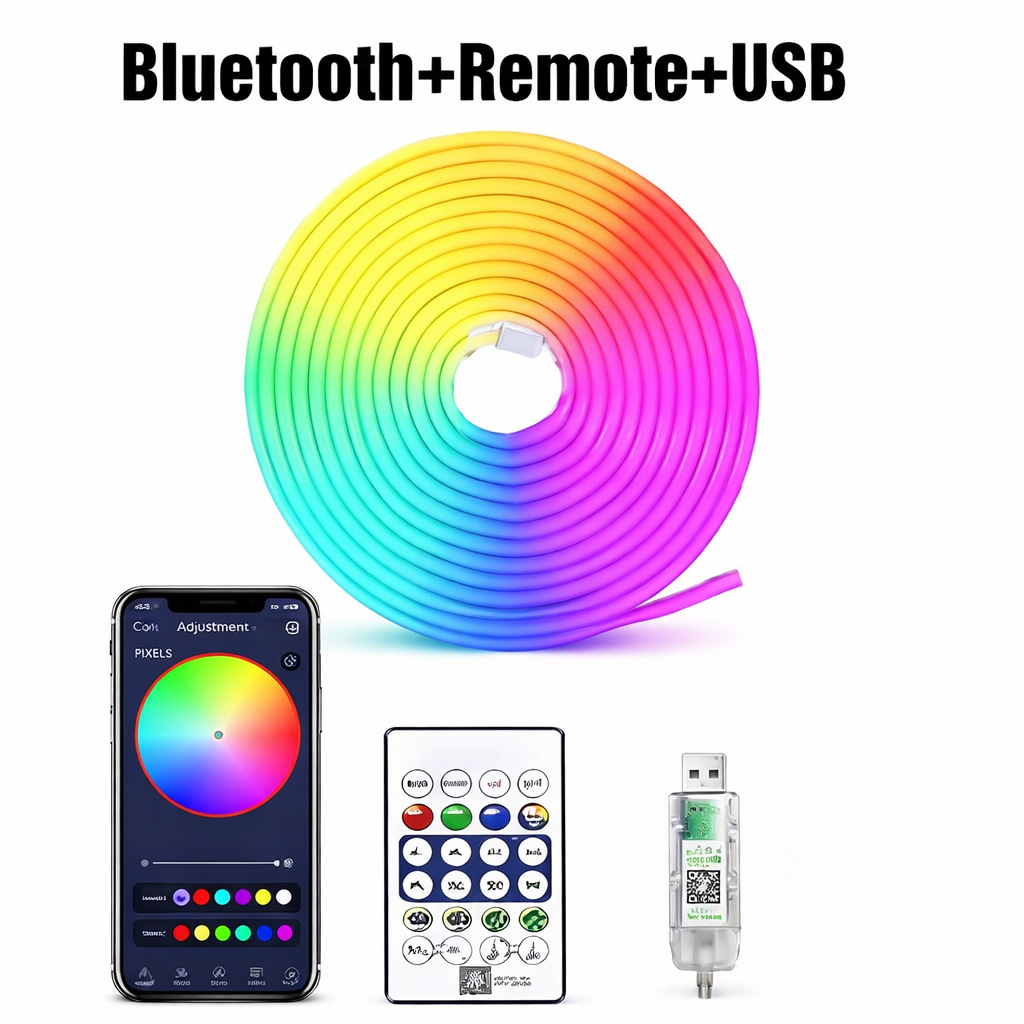 FITA DE LUZ LED RGB‑ PARA DECORAÇÃO