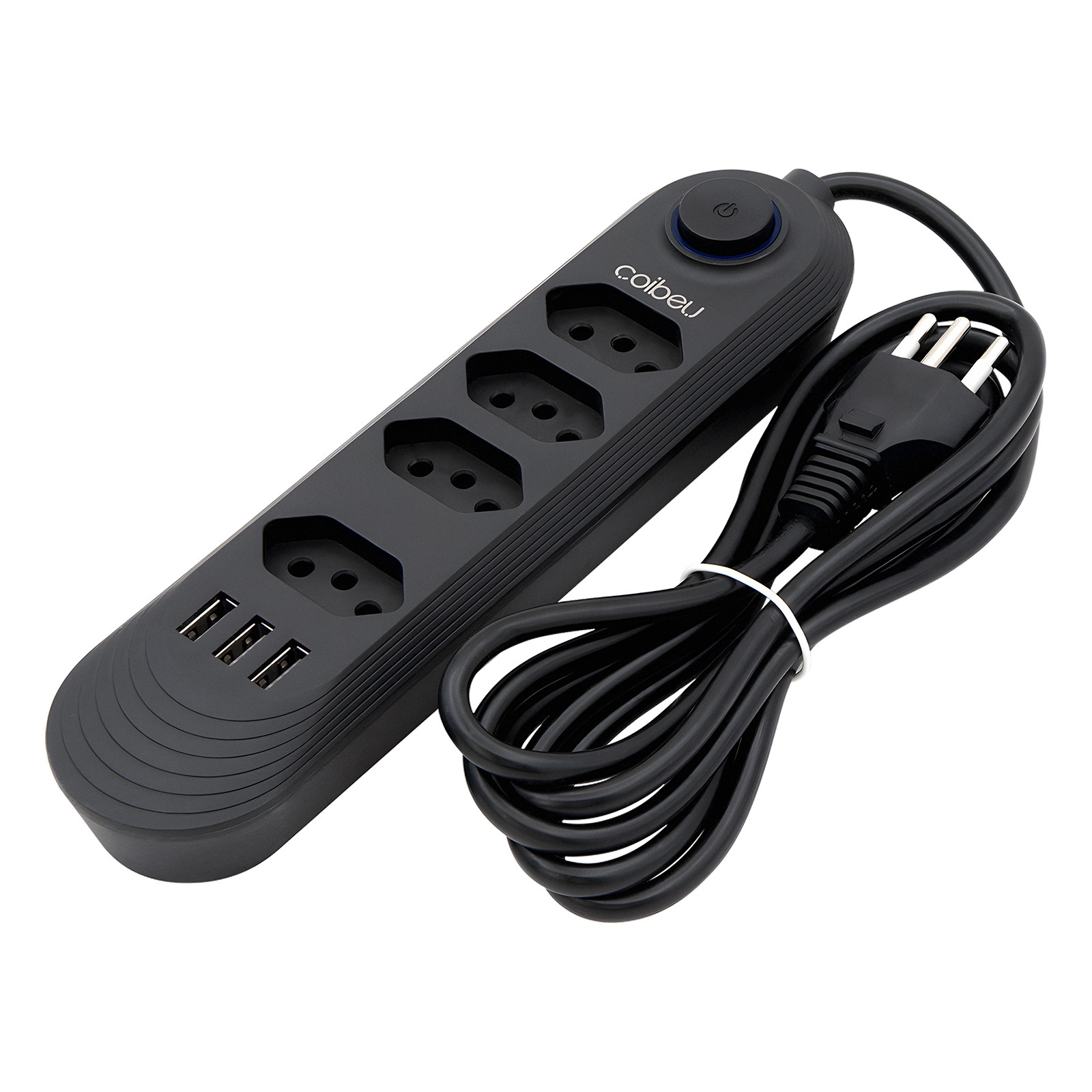 Torre de Tomadas com USB – Extensão Elétrica 2m (Bivolt)